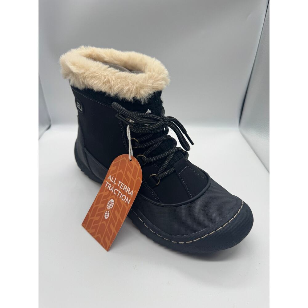 JBU Jambu Womens Boots 7 Black Jane Faux Fur Lined All Terra Traction